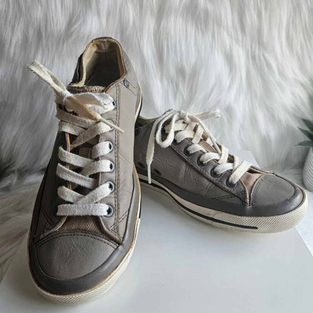 Diesel Exposure IV Women’s Low Sneakers - Size 6.5 - Grey Leather Upper